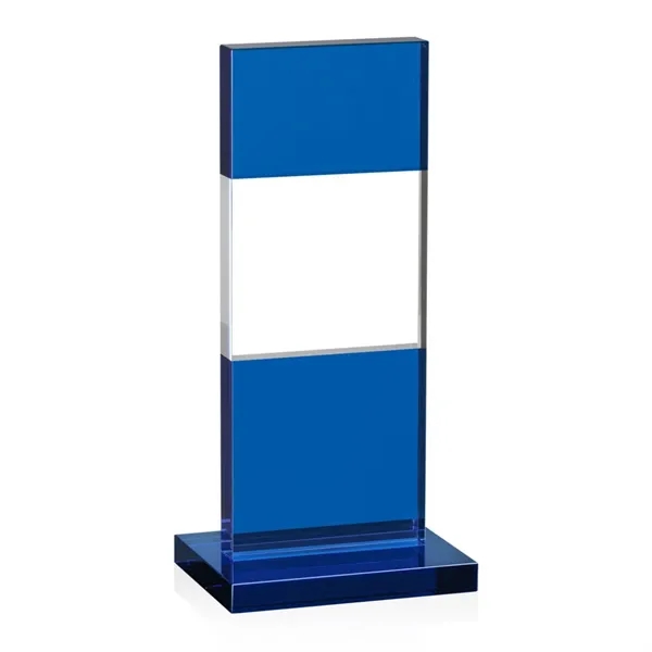 A sharply contrasting award, the Basilia intersects deep blue crystal with... from ASI 84592 St Regis Group / St Regis