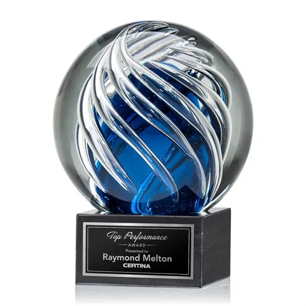 The Genista art glass awards on a Square Tapered Marble base... from ASI 84592 St Regis Group / St Regis