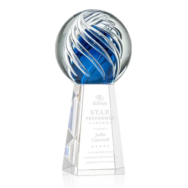 The Genista art glass award on a Novita base feature twisting... from ASI 84592 St Regis Group / St Regis