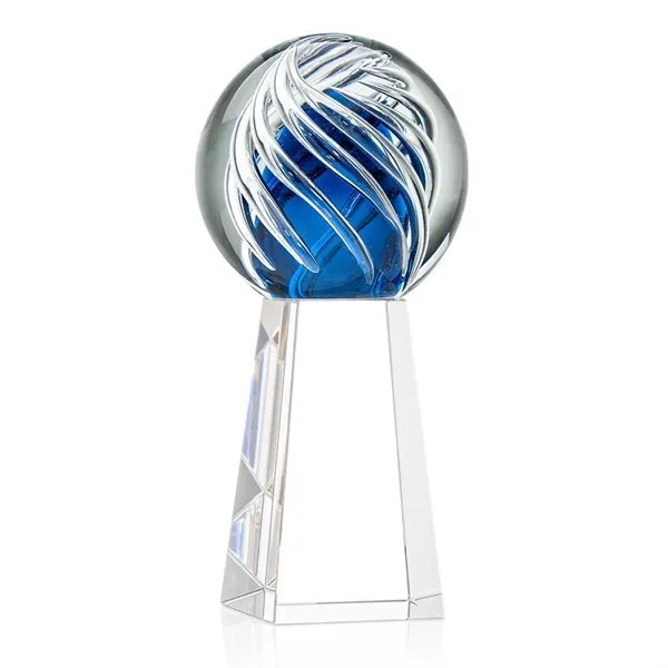 The Genista art glass award on a Novita base feature twisting... from ASI 84592 St Regis Group / St Regis