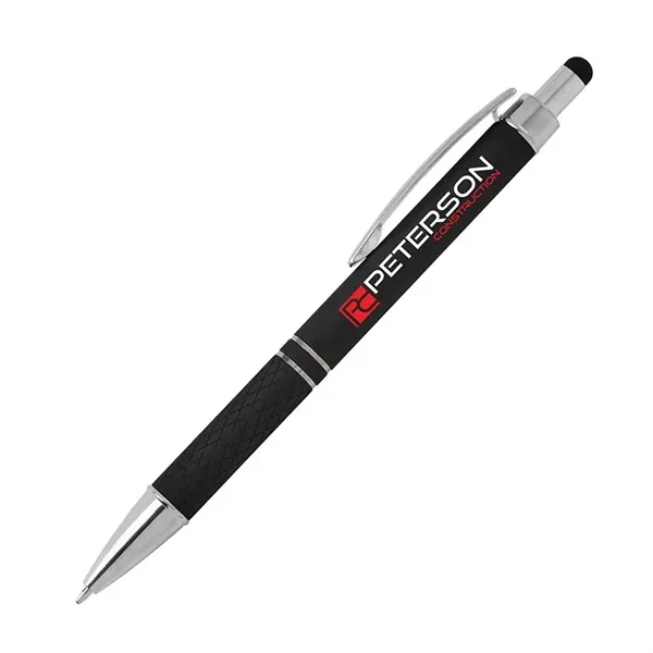 Palette Soft Touch Ballpoint Pen / Stylus... from ASI 67866 Logomark/Valumark