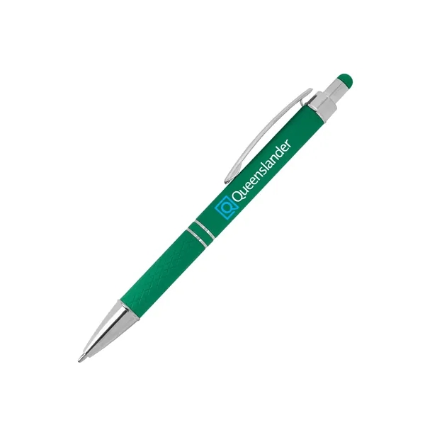 Palette Soft Touch Ballpoint Pen / Stylus... from ASI 67866 Logomark/Valumark