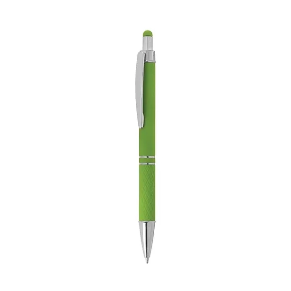 Palette Soft Touch Ballpoint Pen / Stylus... from ASI 67866 Logomark/Valumark