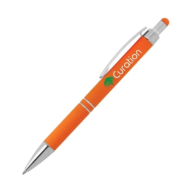 Palette Soft Touch Ballpoint Pen / Stylus... from ASI 67866 Logomark/Valumark