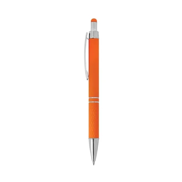 Palette Soft Touch Ballpoint Pen / Stylus... from ASI 67866 Logomark/Valumark