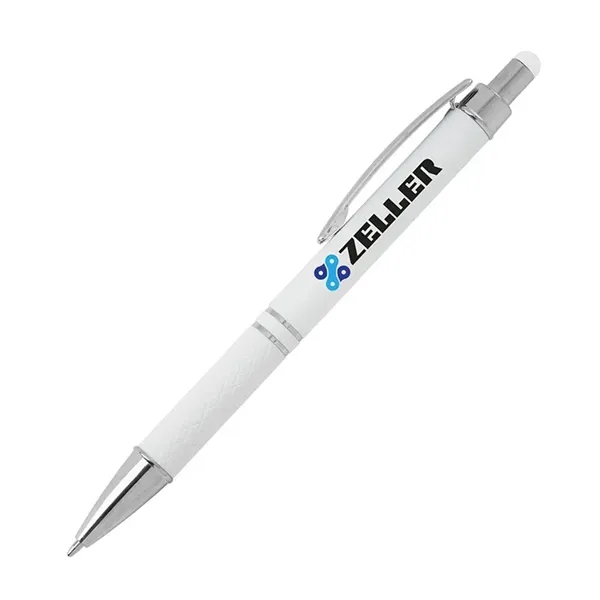 Palette Soft Touch Ballpoint Pen / Stylus... from ASI 67866 Logomark/Valumark