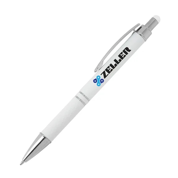 Palette Soft Touch Ballpoint Pen / Stylus... from ASI 67866 Logomark/Valumark
