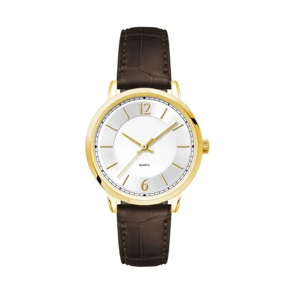 30.5MM, GOLD METAL CASE, 3-HAND MVT... from ASI 67866 Logomark/Valumark