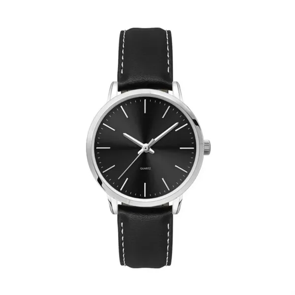 30.5MM, SILVER METAL CASE, 3-HAND MVT... from ASI 67866 Logomark/Valumark