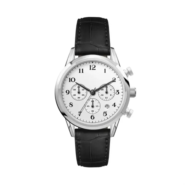 34MM, SS, SILVER CASE, CHRONO MVT, DTE... from ASI 67866 Logomark/Valumark