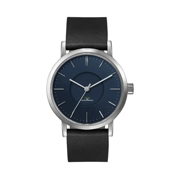 39MM, SS, SILVER CASE, 3-HAND "SOLAR" MVT... from ASI 67866 Logomark/Valumark