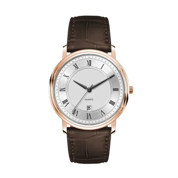 40MM, SS, RG CASE, 3-HAND MVT, DTE... from ASI 67866 Logomark/Valumark