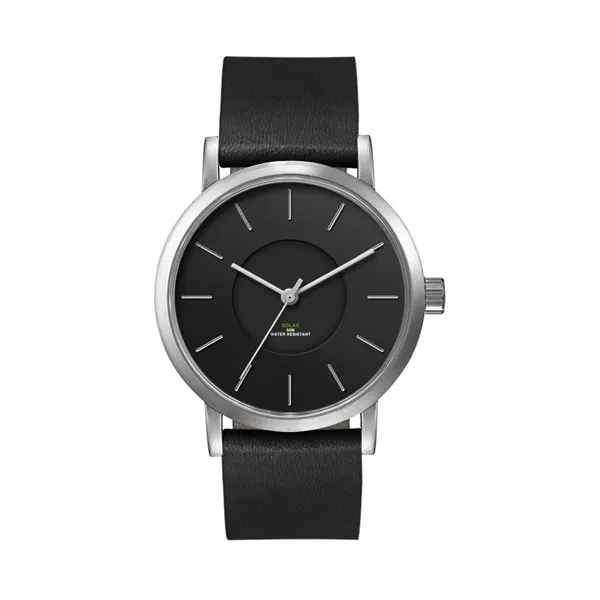 39MM, SS, SILVER CASE, 3-HAND "SOLAR" MVT... from ASI 67866 Logomark/Valumark