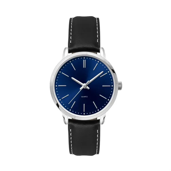 30.5MM, SILVER METAL CASE, 3-HAND MVT... from ASI 67866 Logomark/Valumark