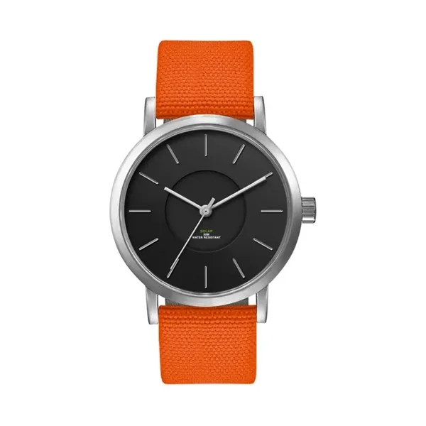 39MM, SS, SILVER CASE, 3-HAND "SOLAR" MVT... from ASI 67866 Logomark/Valumark