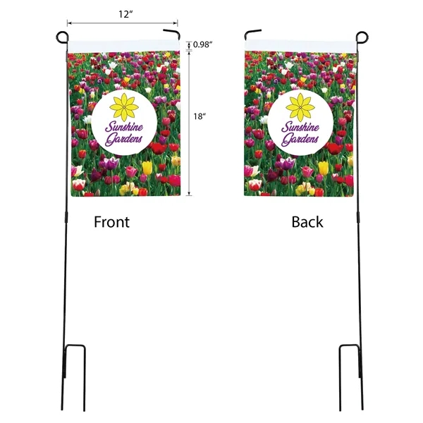 DisplaySplash Garden Flag - Double Sided... from ASI 67866 Logomark/Valumark