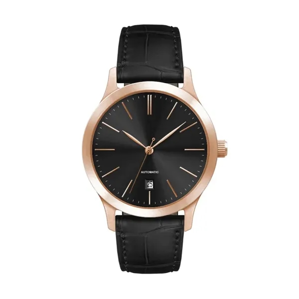 40MM, SS, RG CASE, "AUTOMATIC" MVT, DTE... from ASI 67866 Logomark/Valumark