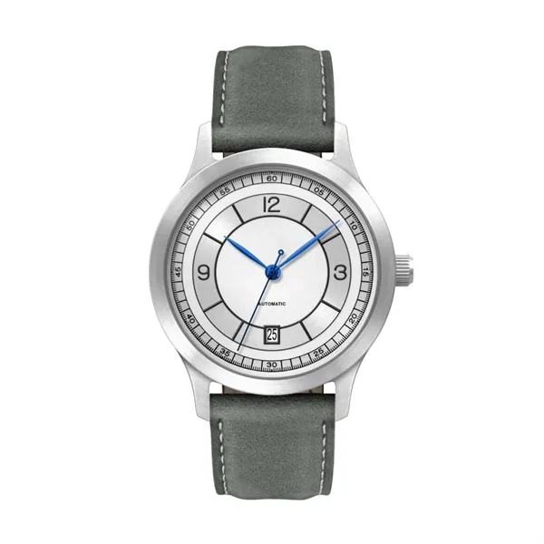 40MM, SS, SILVER CASE, "AUTOMATIC" MVT, DTE... from ASI 67866 Logomark/Valumark