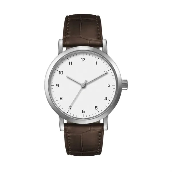39MM, SS, SLIM SILVER CASE, 3-HAND MVT... from ASI 67866 Logomark/Valumark