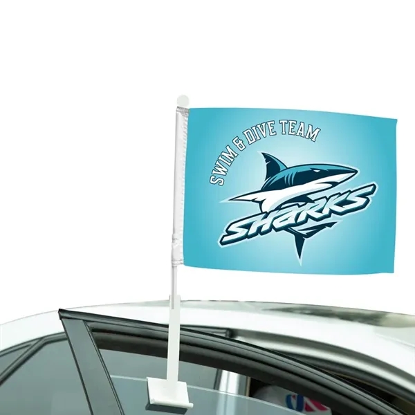 DisplaySplash Car Flag - Double Sided... from ASI 67866 Logomark/Valumark