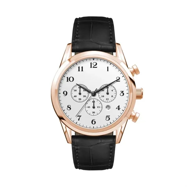 42MM, SS, RG CASE, CHRONO MVT, DTE... from ASI 67866 Logomark/Valumark