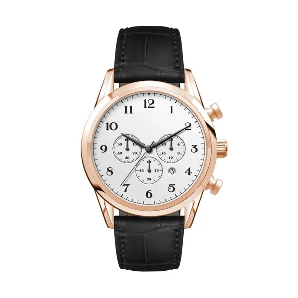 42MM, SS, RG CASE, CHRONO MVT, DTE... from ASI 67866 Logomark/Valumark