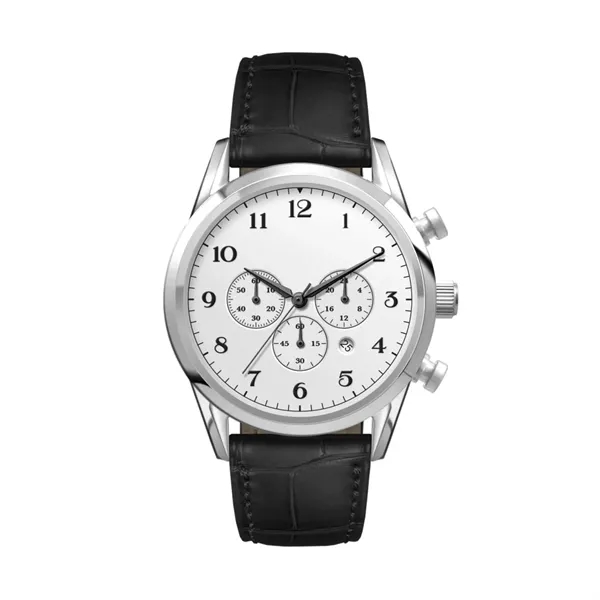 42MM, SS, SILVER CASE, CHRONO MVT, DTE... from ASI 67866 Logomark/Valumark