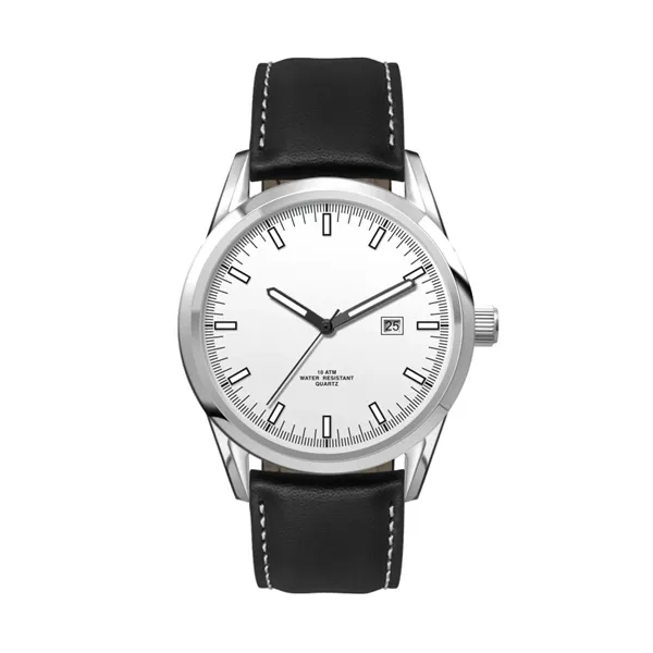 42MM SS, SILVER CASE, 3-HAND MVT, DTE... from ASI 67866 Logomark/Valumark