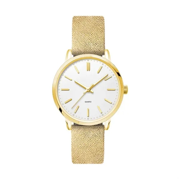 30.5MM, GOLD METAL CASE, 3-HAND MVT... from ASI 67866 Logomark/Valumark