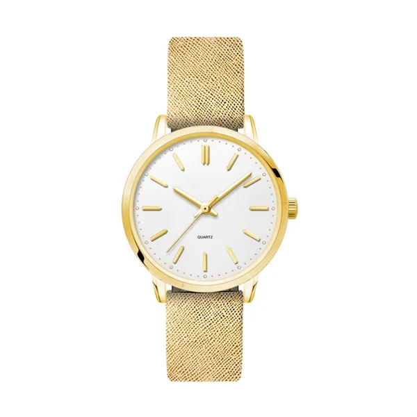 30.5MM, GOLD METAL CASE, 3-HAND MVT... from ASI 67866 Logomark/Valumark