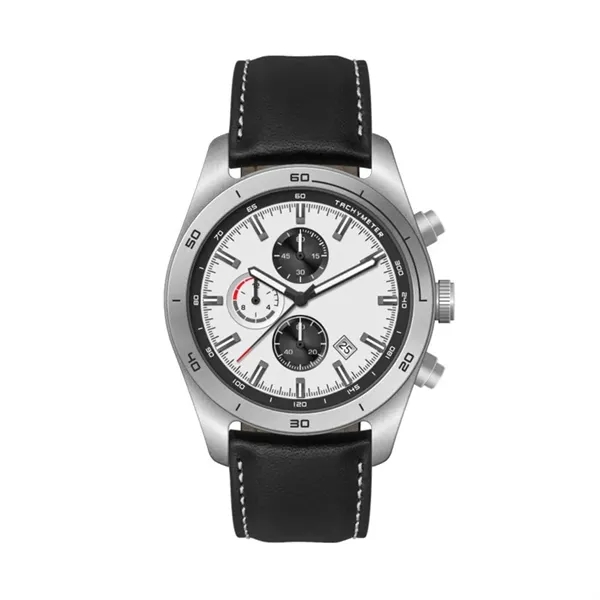 42MM, SS, SILVER CASE, CHRONO MVT, DTE... from ASI 67866 Logomark/Valumark