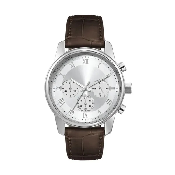 41MM, SILVER METAL CASE, CHRONO MVT... from ASI 67866 Logomark/Valumark