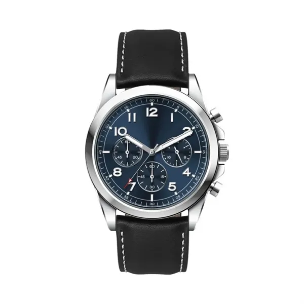 41MM, SILVER METAL CASE, CHRONO MVT... from ASI 67866 Logomark/Valumark