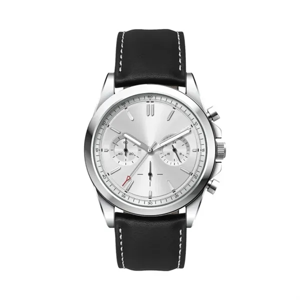 41MM, SILVER METAL CASE, CHRONO MVT... from ASI 67866 Logomark/Valumark