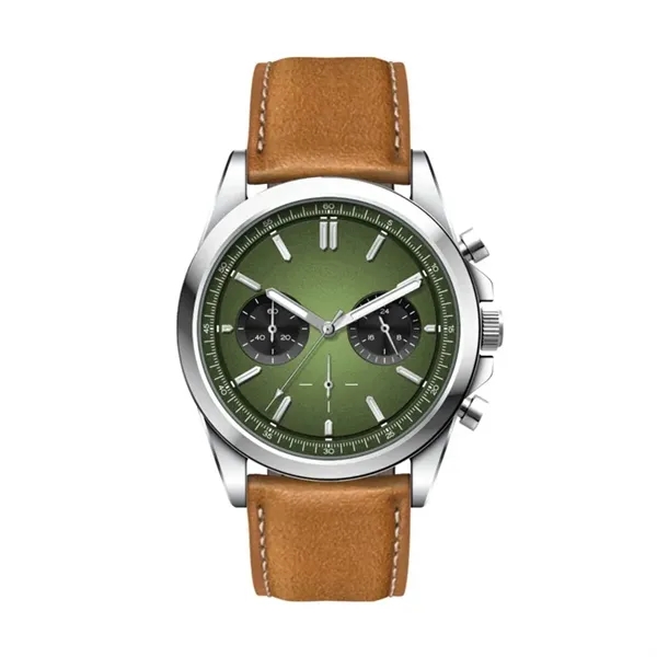 41MM, SILVER METAL CASE, CHRONO MVT... from ASI 67866 Logomark/Valumark