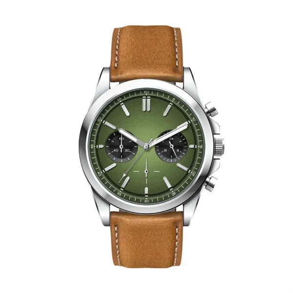 41MM, SILVER METAL CASE, CHRONO MVT... from ASI 67866 Logomark/Valumark