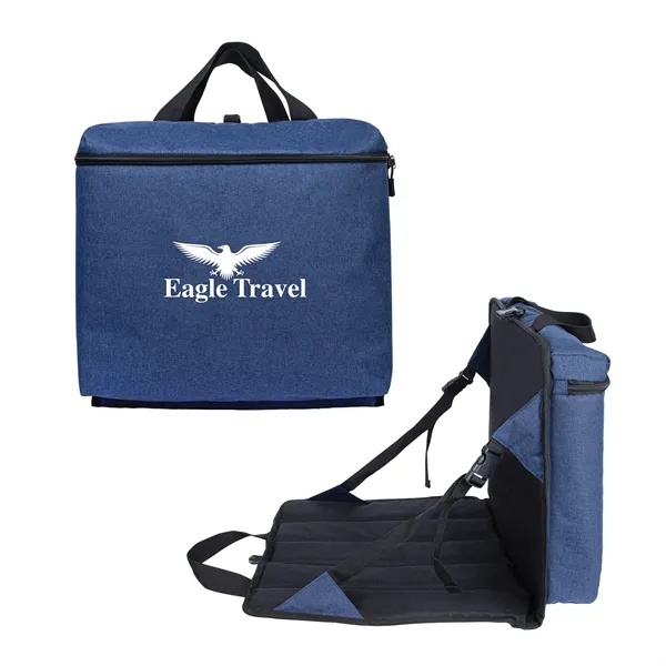 Montgomery Stadium Cooler Seat Backpack... from ASI 67866 Logomark/Valumark
