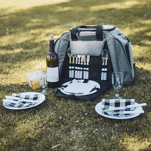 Genoa 4 Person Picnic Duffel Cooler Bag... from ASI 67866 Logomark/Valumark