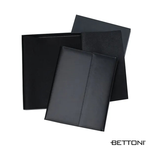 Bettoni® Atrani Bonded Leather Letter Size Padfolio... from ASI 67866 Logomark/Valumark