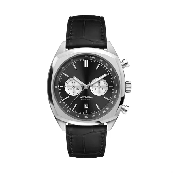 42MM, SS, SILVER CASE, CHRONO MVT, DTE... from ASI 67866 Logomark/Valumark