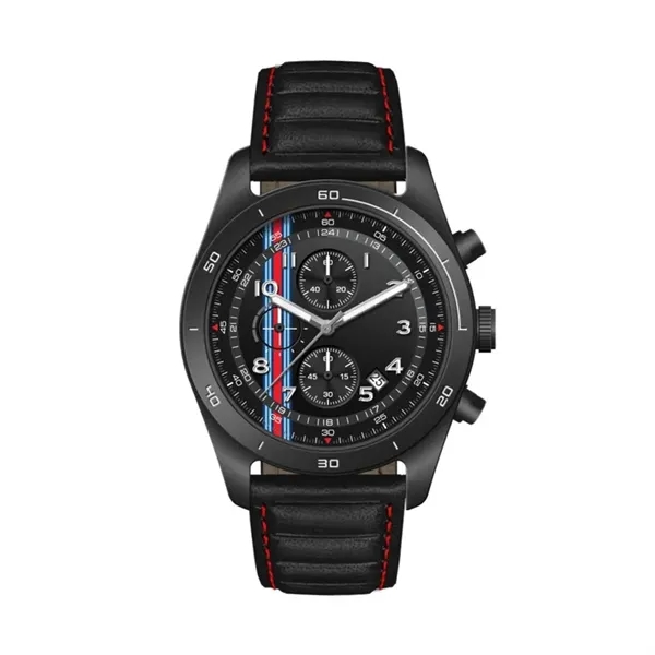 42MM, SS, SILVER CASE, CHRONO MVT, DTE... from ASI 67866 Logomark/Valumark