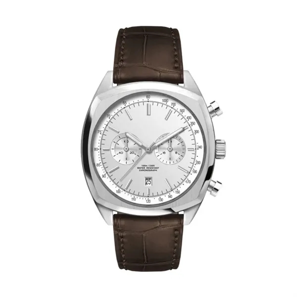 42MM, SS, SILVER CASE, CHRONO MVT, DTE... from ASI 67866 Logomark/Valumark