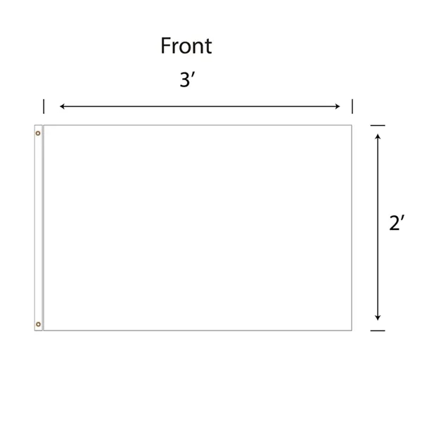 DisplaySplash 2'x3' Flag - Double Sided... from ASI 67866 Logomark/Valumark
