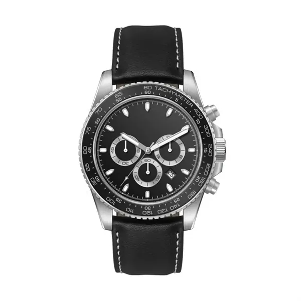 42.5MM, SS, SILVER CASE, CHRONO MVT, DTE... from ASI 67866 Logomark/Valumark