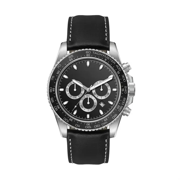 42.5MM, SS, SILVER CASE, CHRONO MVT, DTE... from ASI 67866 Logomark/Valumark