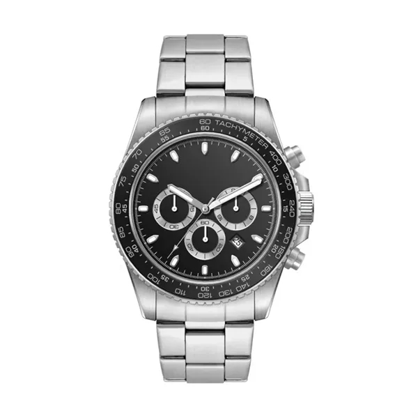 42.5MM, SS, SILVER CASE, CHRONO MVT, DTE... from ASI 67866 Logomark/Valumark
