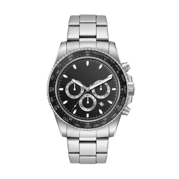 42.5MM, SS, SILVER CASE, CHRONO MVT, DTE... from ASI 67866 Logomark/Valumark