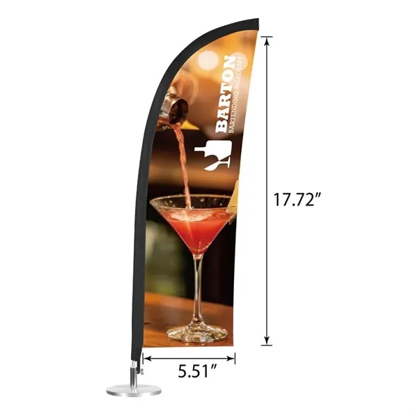 DisplaySplash Tabletop Feather Flag - Single Sided... from ASI 67866 Logomark/Valumark