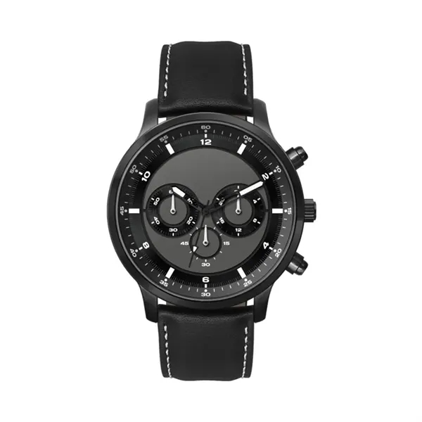 45MM, BLACK METAL CASE, CHRONO MVT... from ASI 67866 Logomark/Valumark