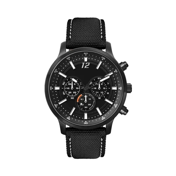 45MM, BLACK METAL CASE, CHRONO MVT... from ASI 67866 Logomark/Valumark